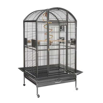Rainforest Santos Dome Top Parrot Cage - Antique
