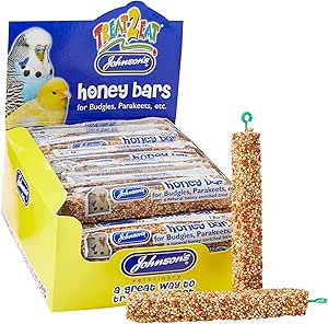 Johnsons Budgie / Parakeet Honey Bars Seed Stick Treat
