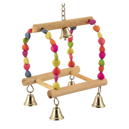 Tweet Heart Birdie Play Pad Parrot Toy with Bells