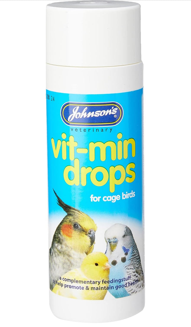 Johnsons Vit-Min drops for Cage Birds 100ml