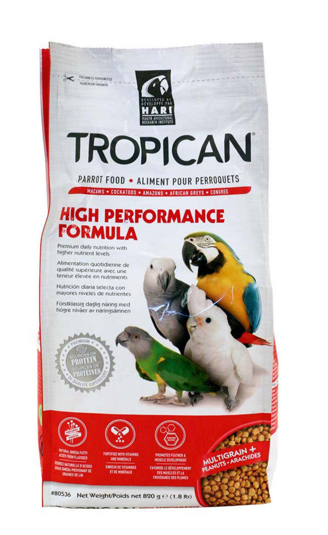 Hari Hagen Tropican High Performance Formula 4mm Granules Parrot Food 820g