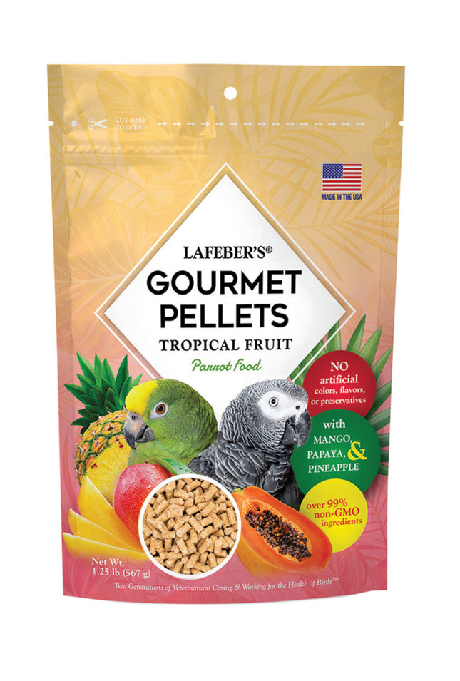 Lafeber Gourmet Pellets Tropical Fruit 567g Complete Parrot Food