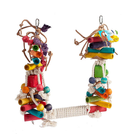 Stack Small Parrot toy swing