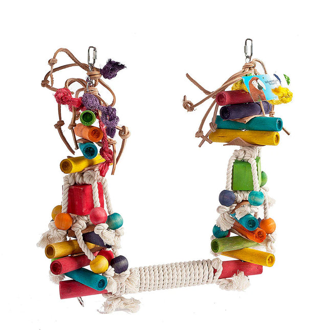 Stack Small Parrot toy swing