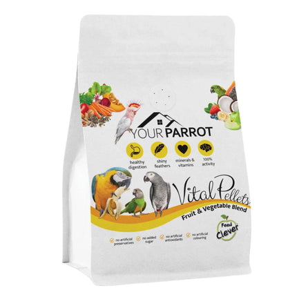 Your Parrot Vital Pellets Fruit and Vegetable Blend Complete Parrot Food